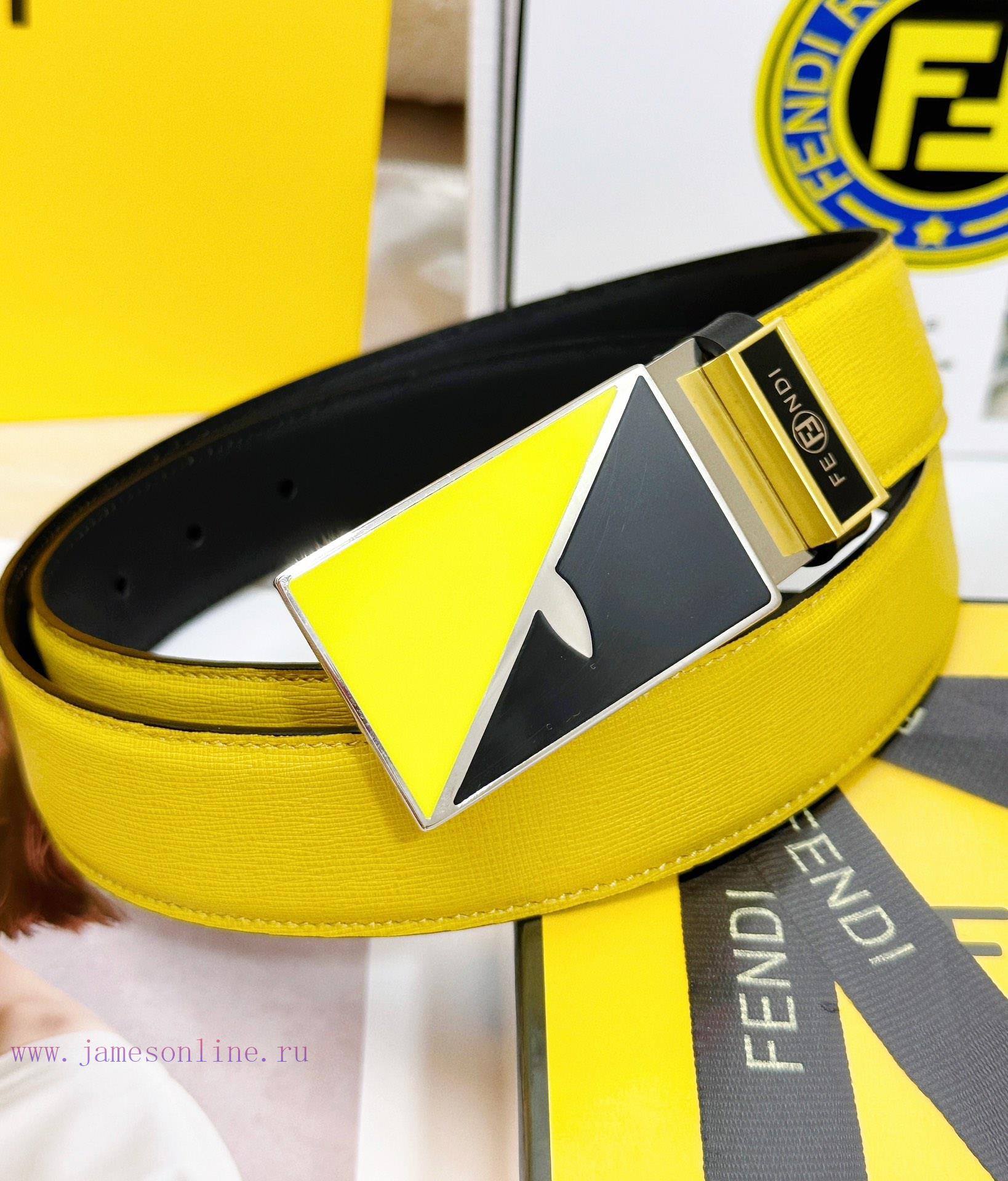Belt FENDI Fendi replicaThe waistband is made of 100% imported top layer cowhide, ensuring t fiqulssw - Image 4