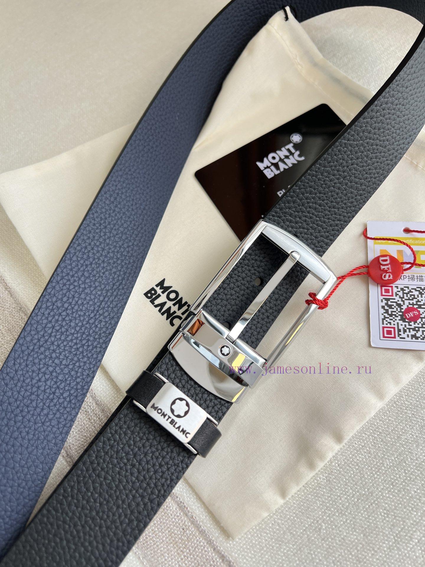 Montblanc Montblanc ️ Belt and beltNeedle buckle, new original classic boutique needle buckl drznzajt - Image 5