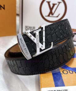Belt LV Louis Vuitton's top tier replicaThe waistband is made of 100% cowhide, ensuring genu 8hqnrf1t