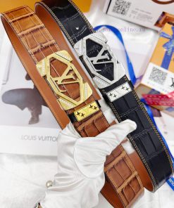 Belt LV Louis Vuitton replicaThe waistband is made of 100% cowhide, ensuring genuine leather xt0muxxw