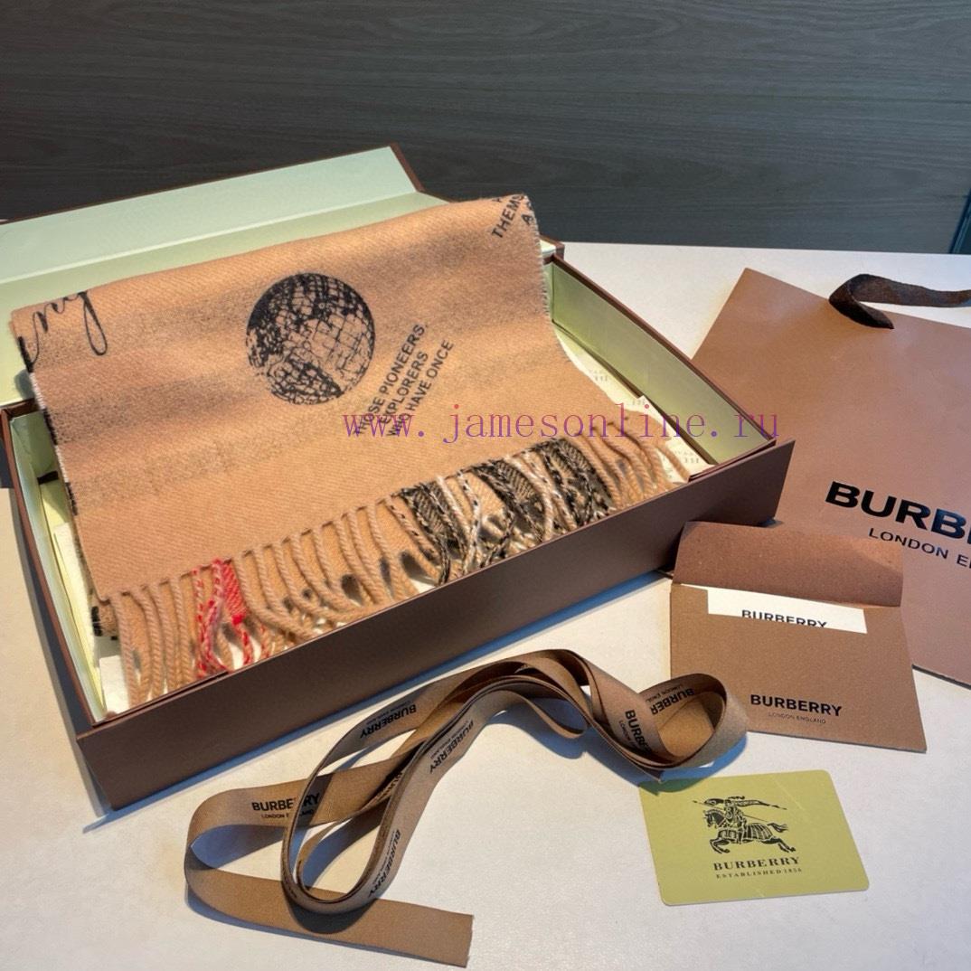 Italian made scarf, made of soft cashmere fabric, decorated with Burberry plaid on one side azynhybx - Image 4