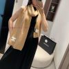 Chanel's new Chanel knitted long scarf is so beautiful [tears]. It is a palace level premium983vmxel