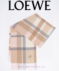 100% cashmere Luoyiwei small logo two-color embroidered cashmere scarf 🧣, This scarf is a unrpjobpcx