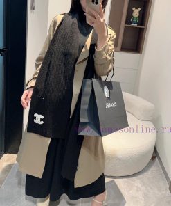 Chanel's new Chanel knitted long scarf is so beautiful [tears]. It is a palace level premium2kp419pv