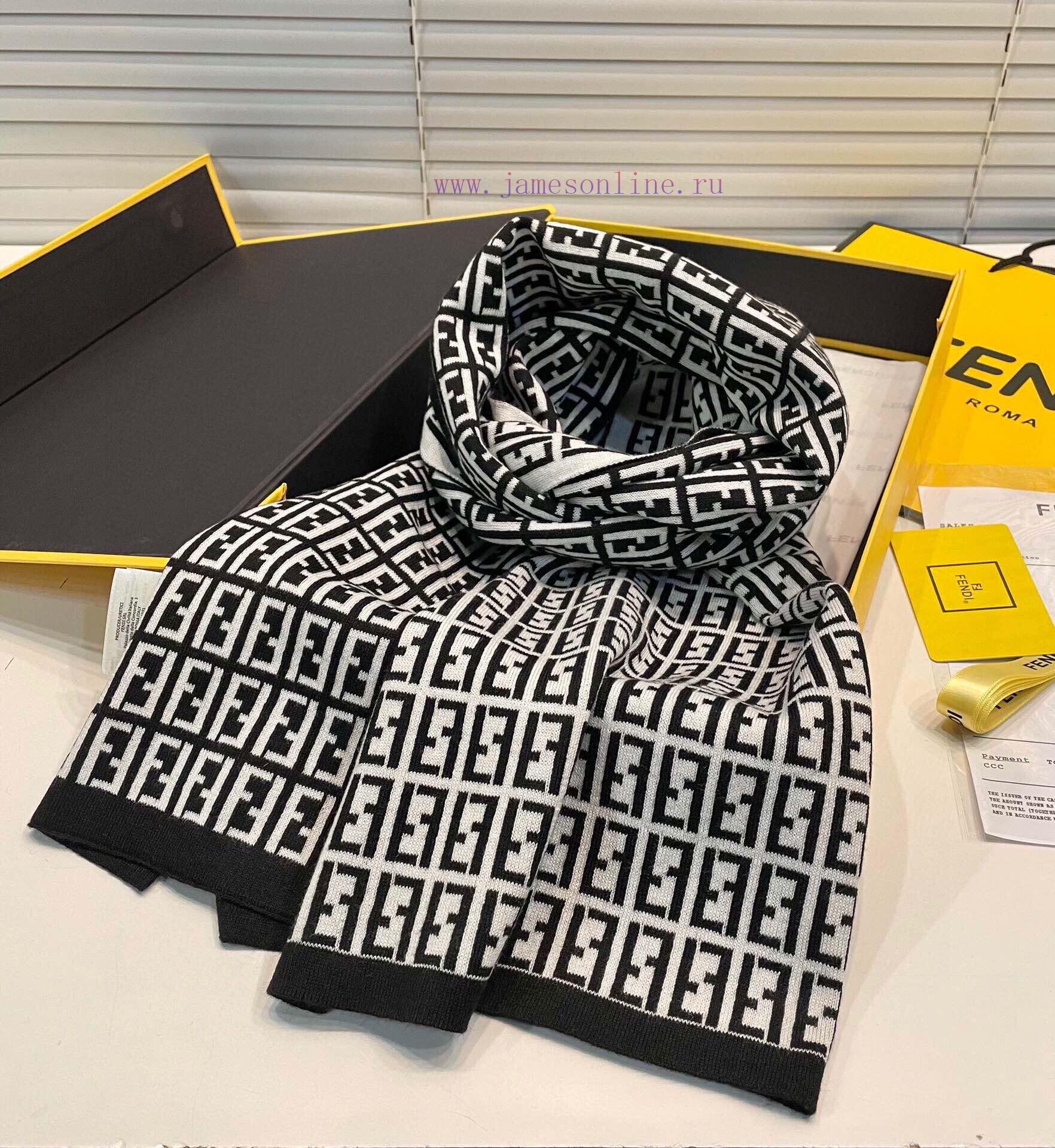 Classic FF letter element scarf, also a fun item just launched ‼ This year's Fendi is also tf6uhhqhk - Image 6