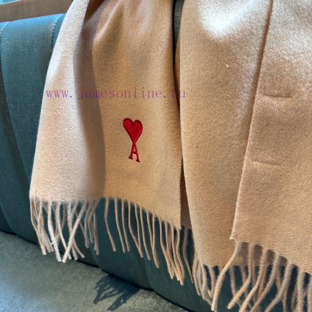 Minimalist scarf, Ami's new collection is now availableA high-end cashmere wool blend scarf pkbzpk58 - Image 6