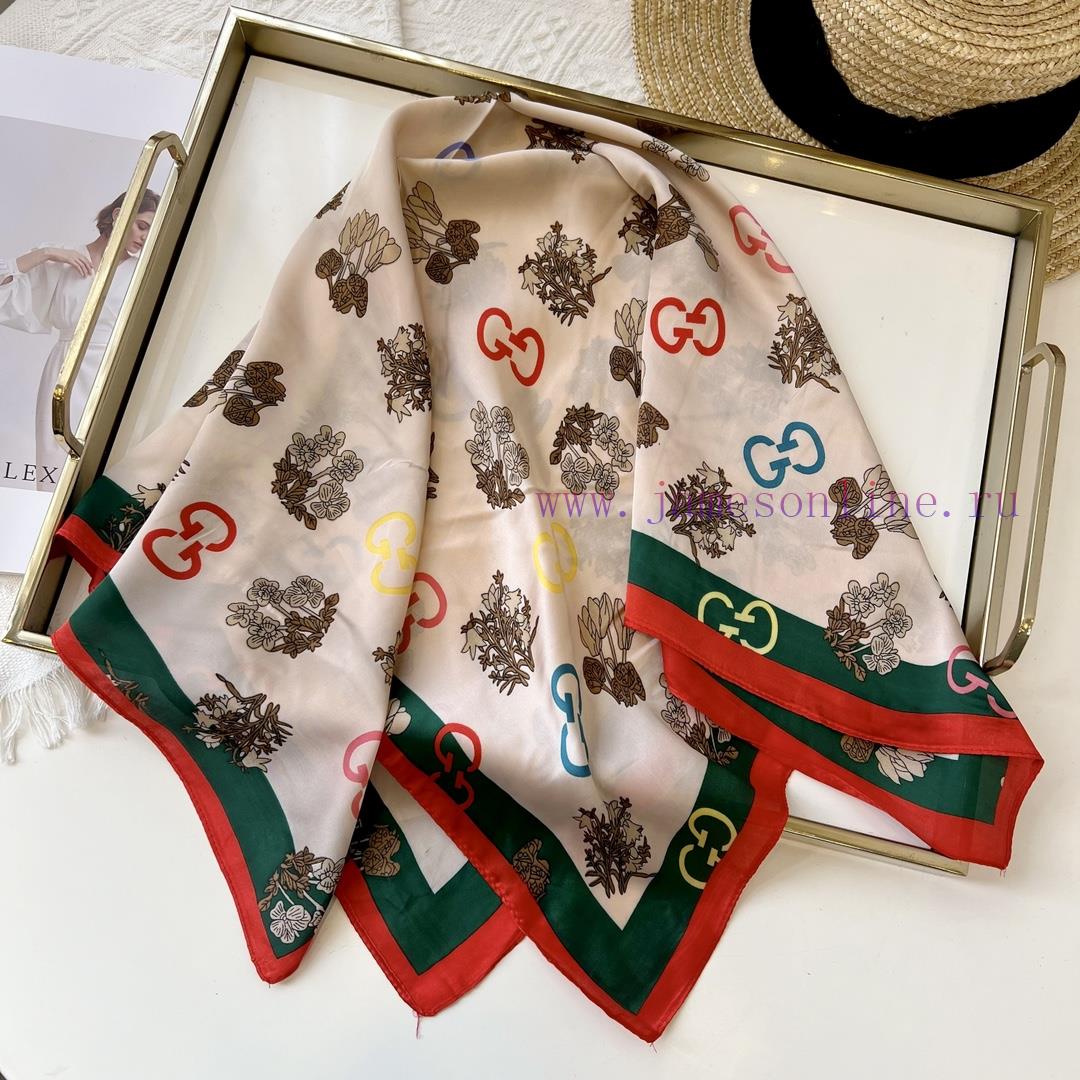 New silk versatile small square scarf, elegant and youthful temperament, can be used as a hecyy58mpk - Image 5