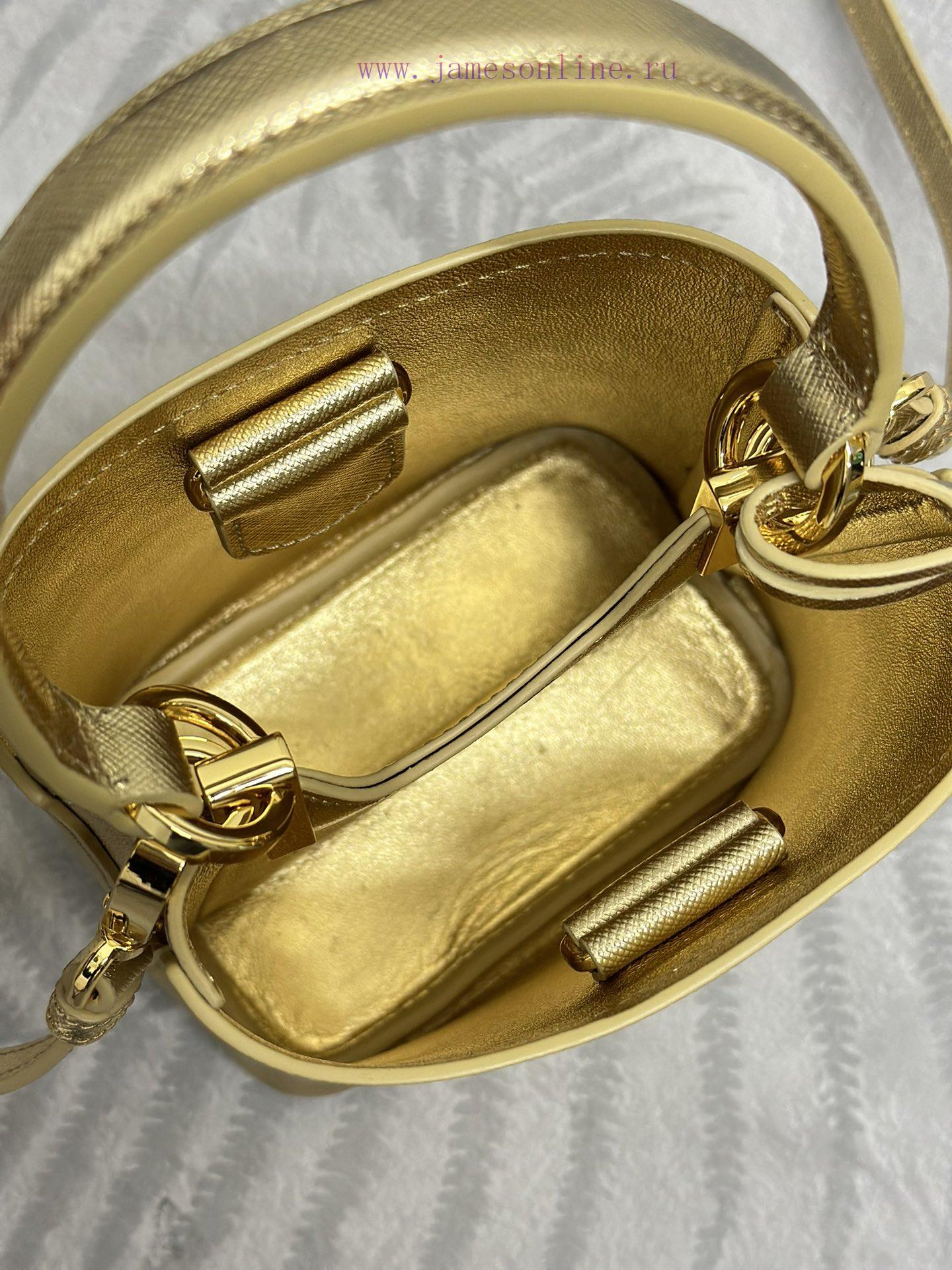 , (Paired version full package, customized), new color bucket bag 1BA373 goldThis bucket bag3uixfzou - Image 7