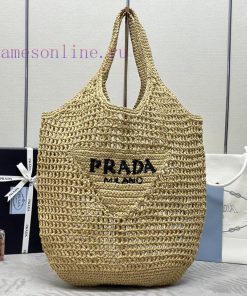 The new large coconut fiber tote bag 1BG424 is made of coconut fiber, presenting a soft decok9l6v8hx