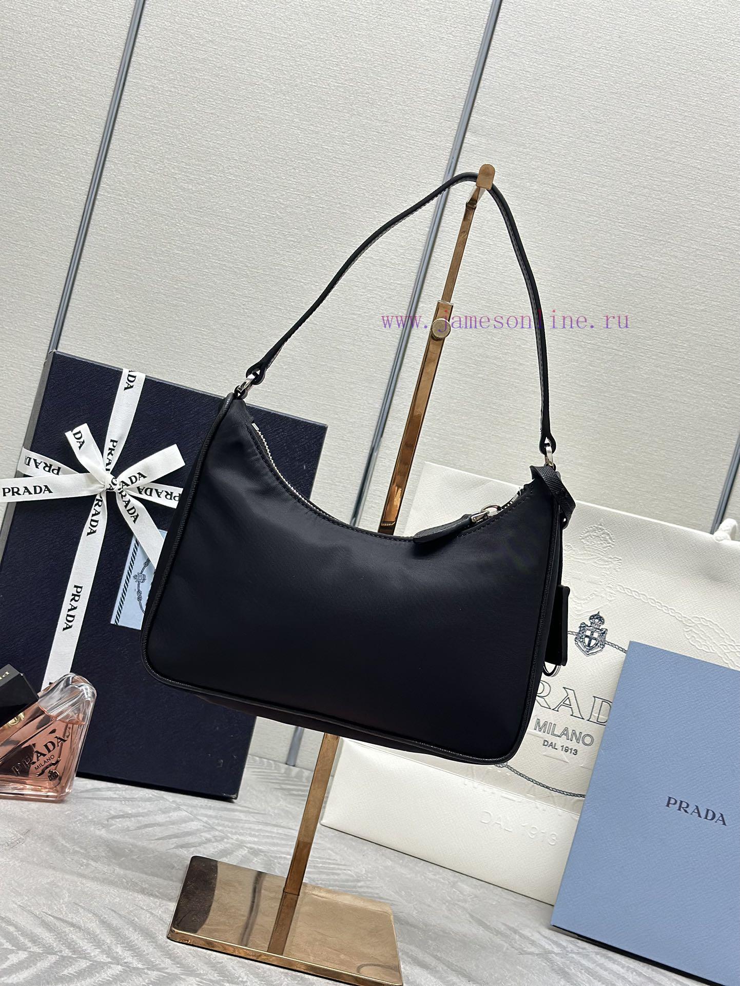 Paired version full package, customized), Prada's latest popular leather shoulder strap white654cq3v - Image 3