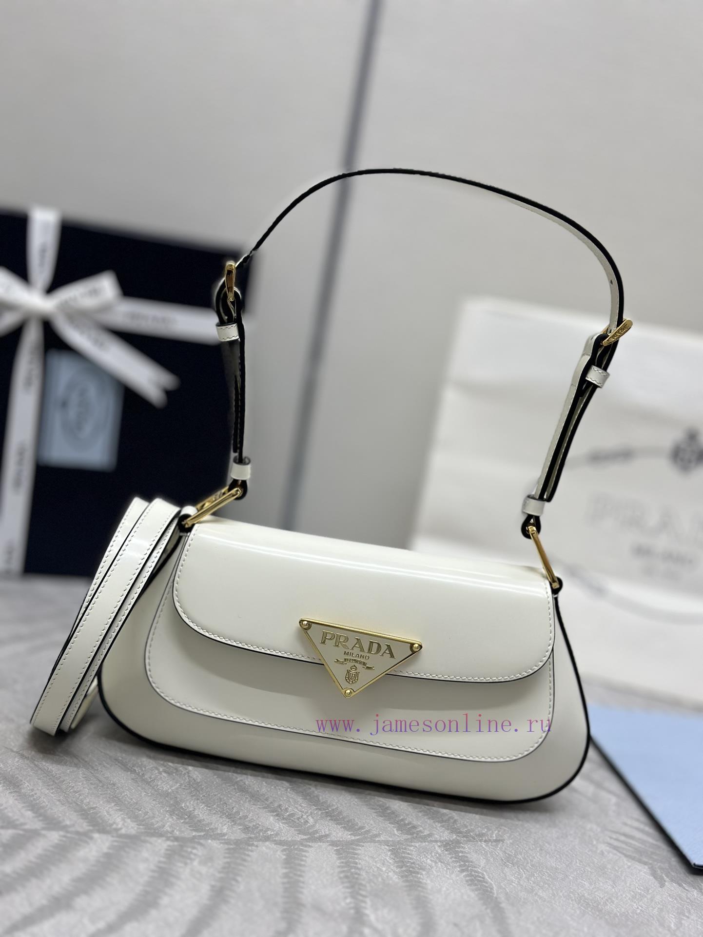(Paired version full package, customized), new underarm bag 1BD345The smooth curved design ec7v82b7j - Image 2