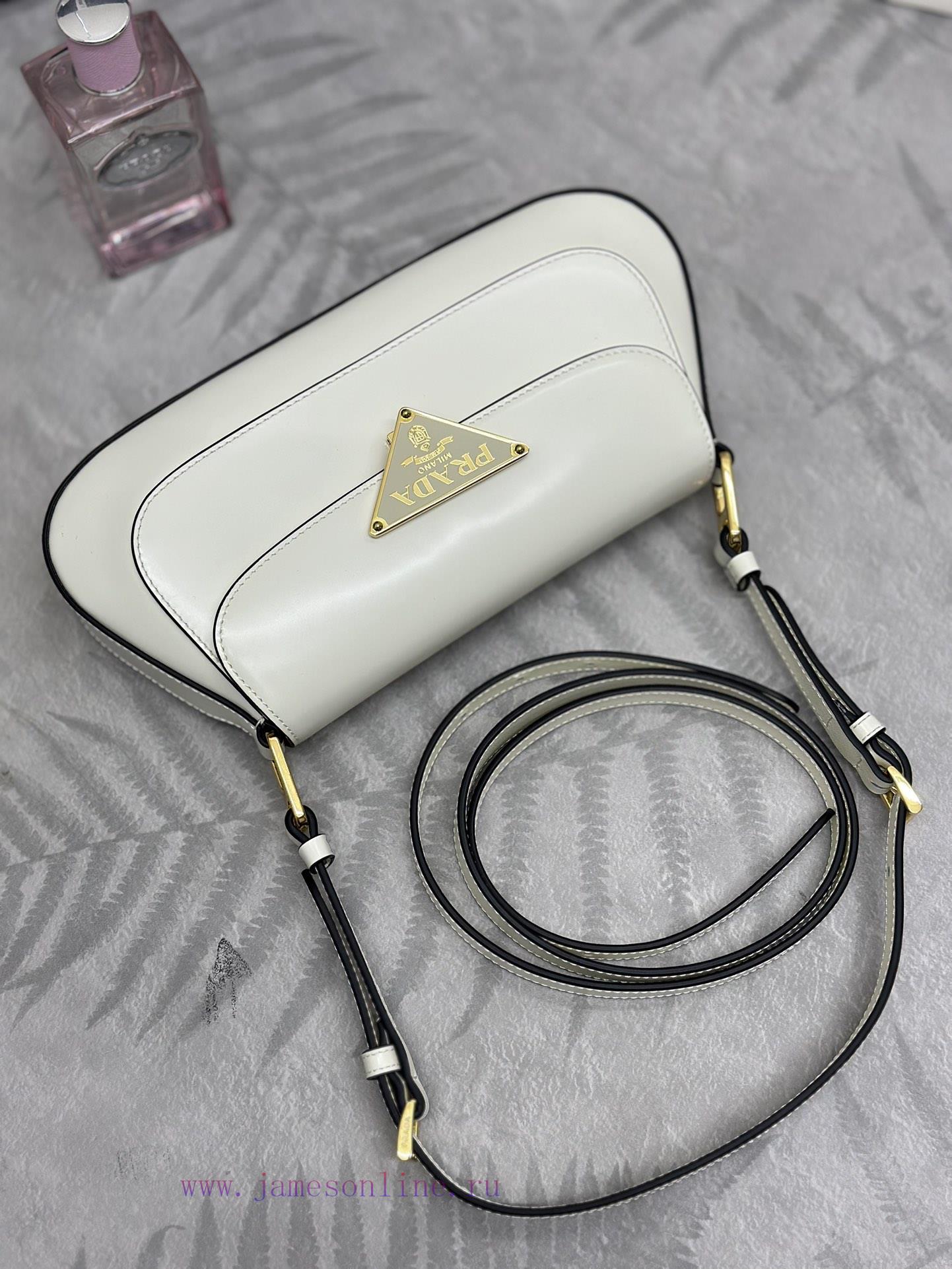 (Paired version full package, customized), new underarm bag 1BD345The smooth curved design ec7v82b7j - Image 4