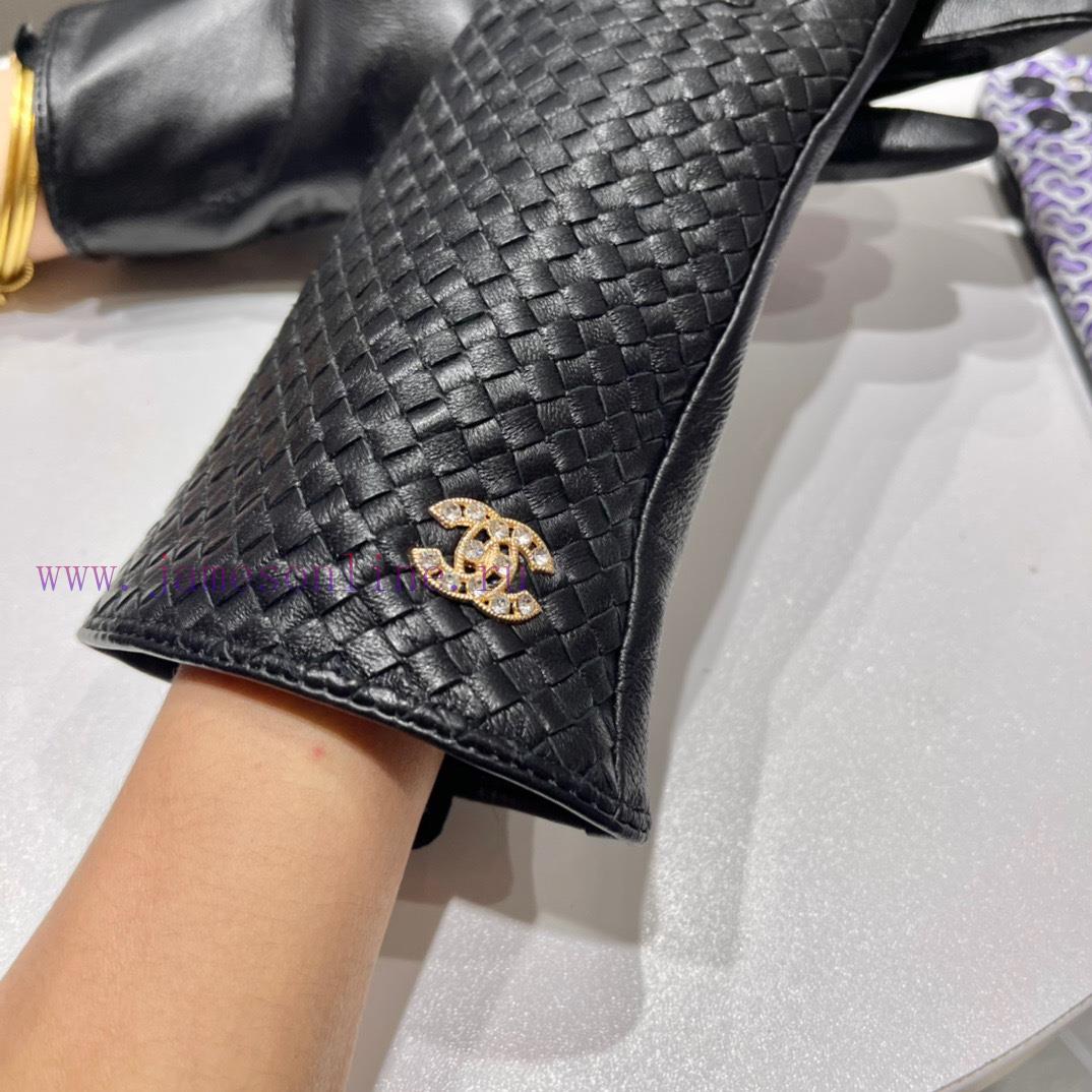 2023Chanel Chanel's new release touch screen fully woven gloves official website synchronize5l4h9ewc - Image 8