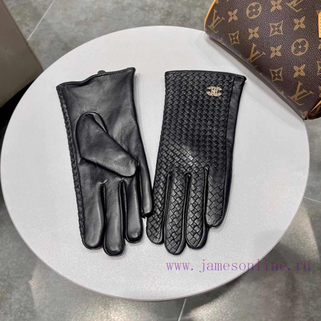 2023Chanel Chanel's new release touch screen fully woven gloves official website synchronize5l4h9ewc - Image 12