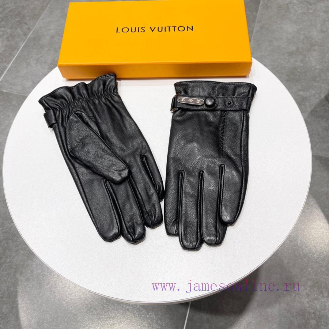 2023 Hermes Men's Gloves, Customized, Deer 🦌 Imported first grade sheepskin fleece with luxuct5yis2m - Image 5
