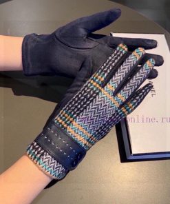 2023 New Chanel Wool Gloves, Fashionable Gloves, Warm for Autumn and Winter with Velvet Inneps3yor23