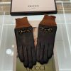 Gucci autumn and winter women's gloves are made of domestically produced first grade sheepsksu7if3ep