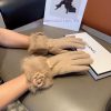 Chanel's new wool gloves, fashionable gloves, warm autumn and winter with fleece lining, supczw3v3ur