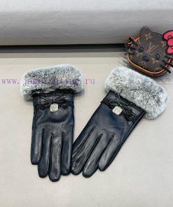 New Gucci release touch screen women's lazy rabbit fur mouth gloves GucciGucci official webszjtsj0hj