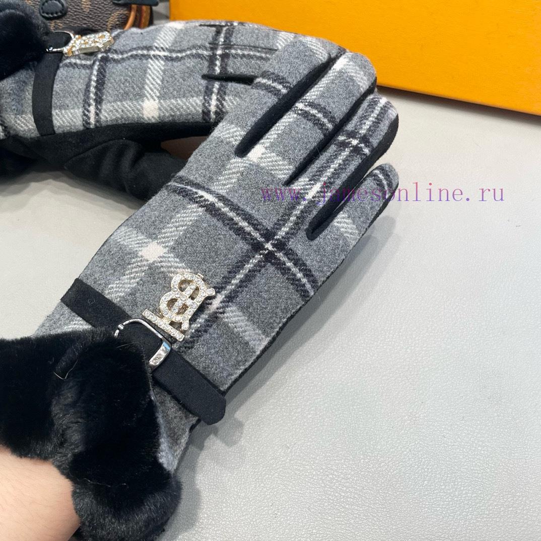 Burberry's new wool gloves 🧤 Fashionable gloves, warm autumn and winter with fleece lining, 0csyu4tf - Image 8