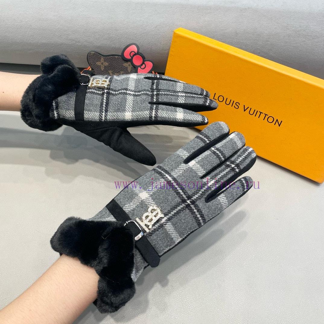 Burberry's new wool gloves 🧤 Fashionable gloves, warm autumn and winter with fleece lining, 0csyu4tf - Image 9