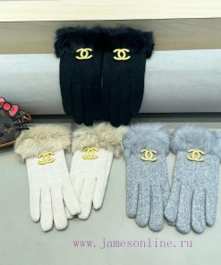 Chanel autumn and winter lazy rabbit fur wool gloves are worth comparing with different qualunw2ea8s