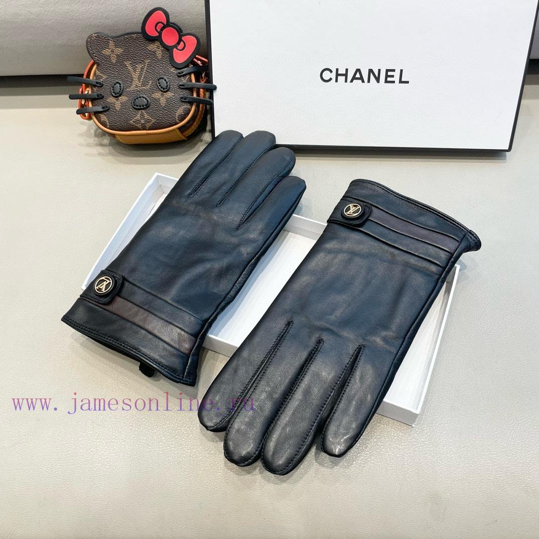 Lv's new men's gloves are made of top-grade sheepskin leather, which is ultra-thin, soft, coojn2hrvy - Image 7