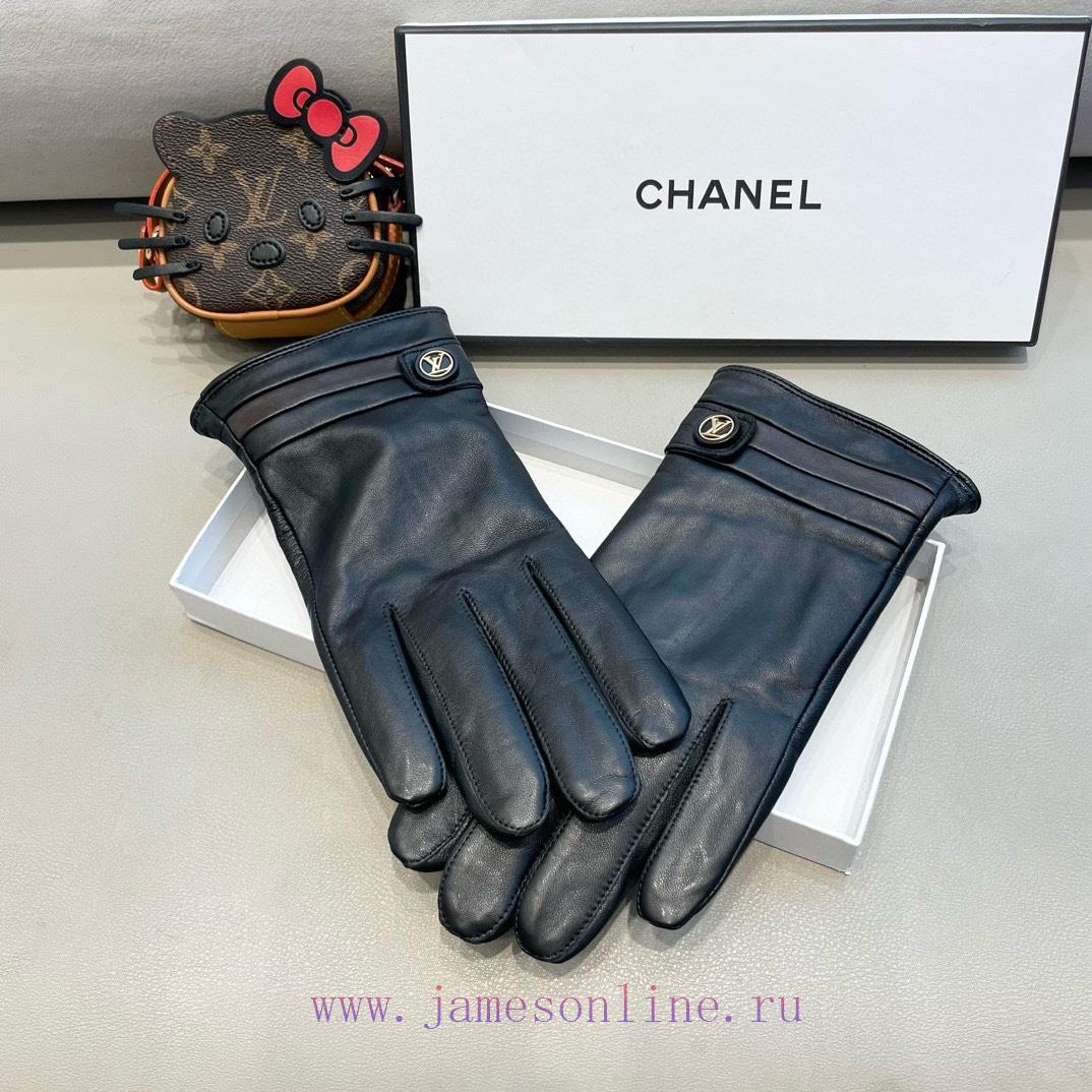 Lv's new men's gloves are made of top-grade sheepskin leather, which is ultra-thin, soft, coojn2hrvy - Image 8