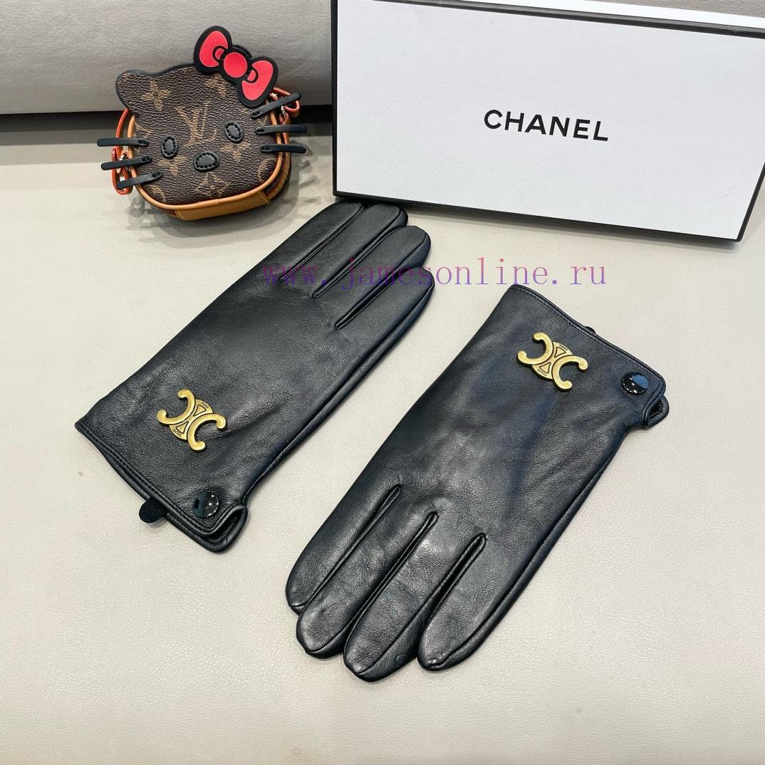 CELINE's new sheepskin gloves, fashionable gloves, warm autumn and winter with fleece lining2k5gd54c - Image 5