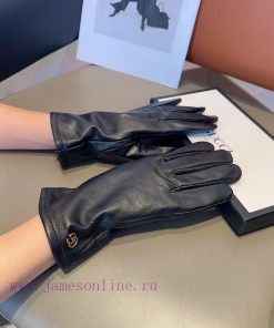 Gucci Women's Sheepskin Gloves, Fashionable Gloves, Warm in Autumn and Winter with Velvet Ingbd2kfg8