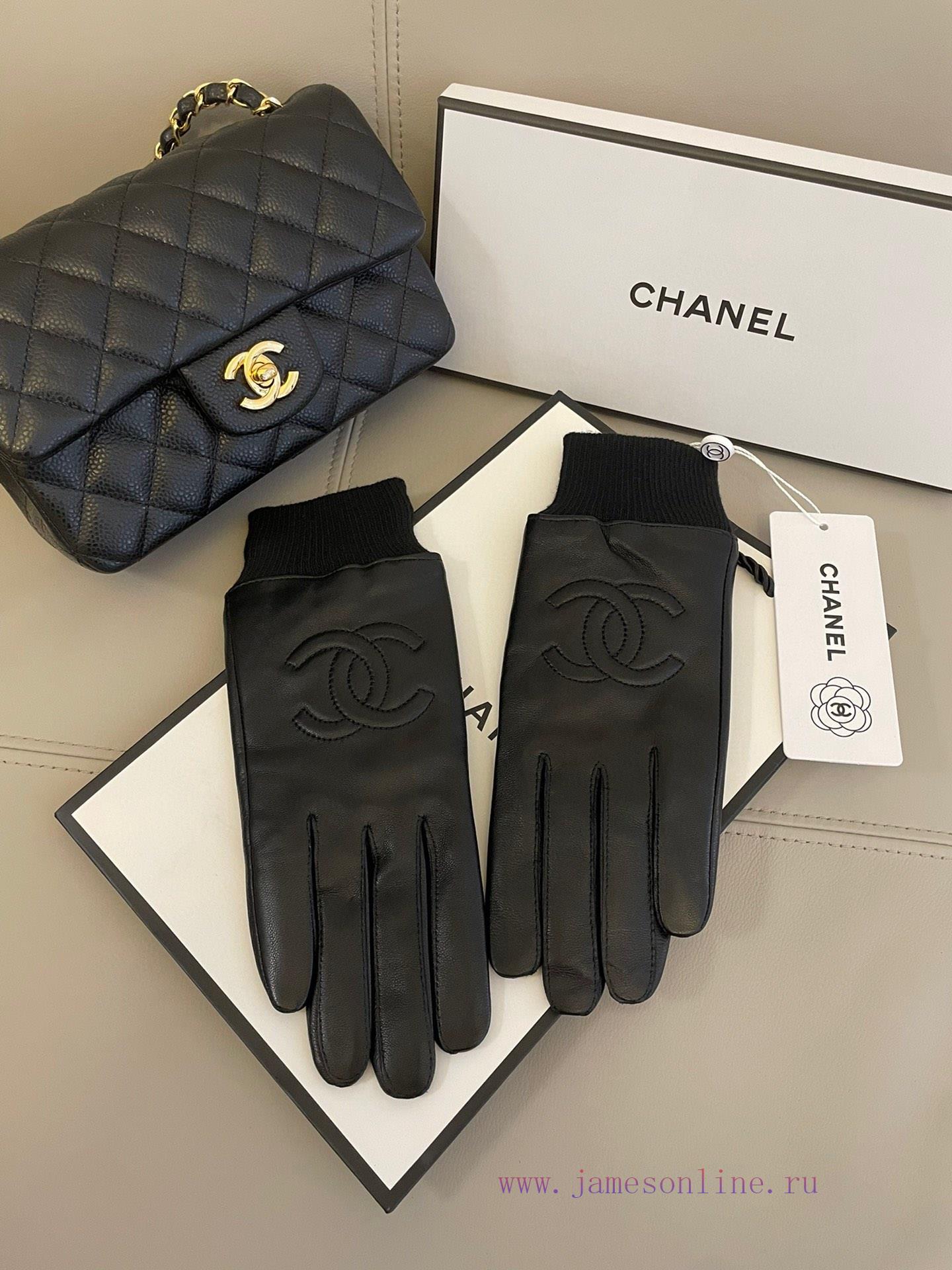Chanel's popular women's genuine leather gloves have arrived, featuring a first grade sheepsgovzd6vb - Image 2