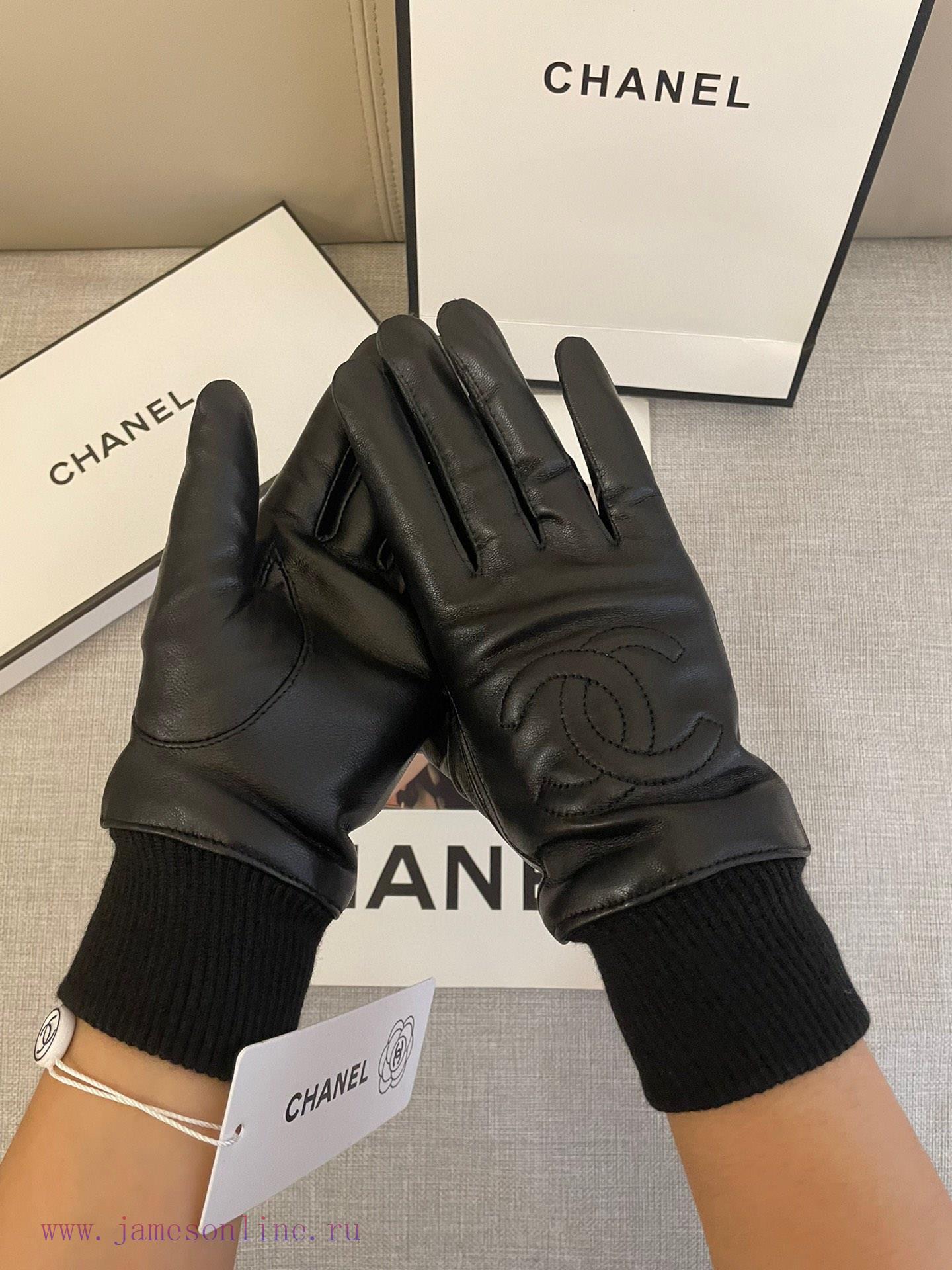 Chanel's popular women's genuine leather gloves have arrived, featuring a first grade sheepsgovzd6vb - Image 10