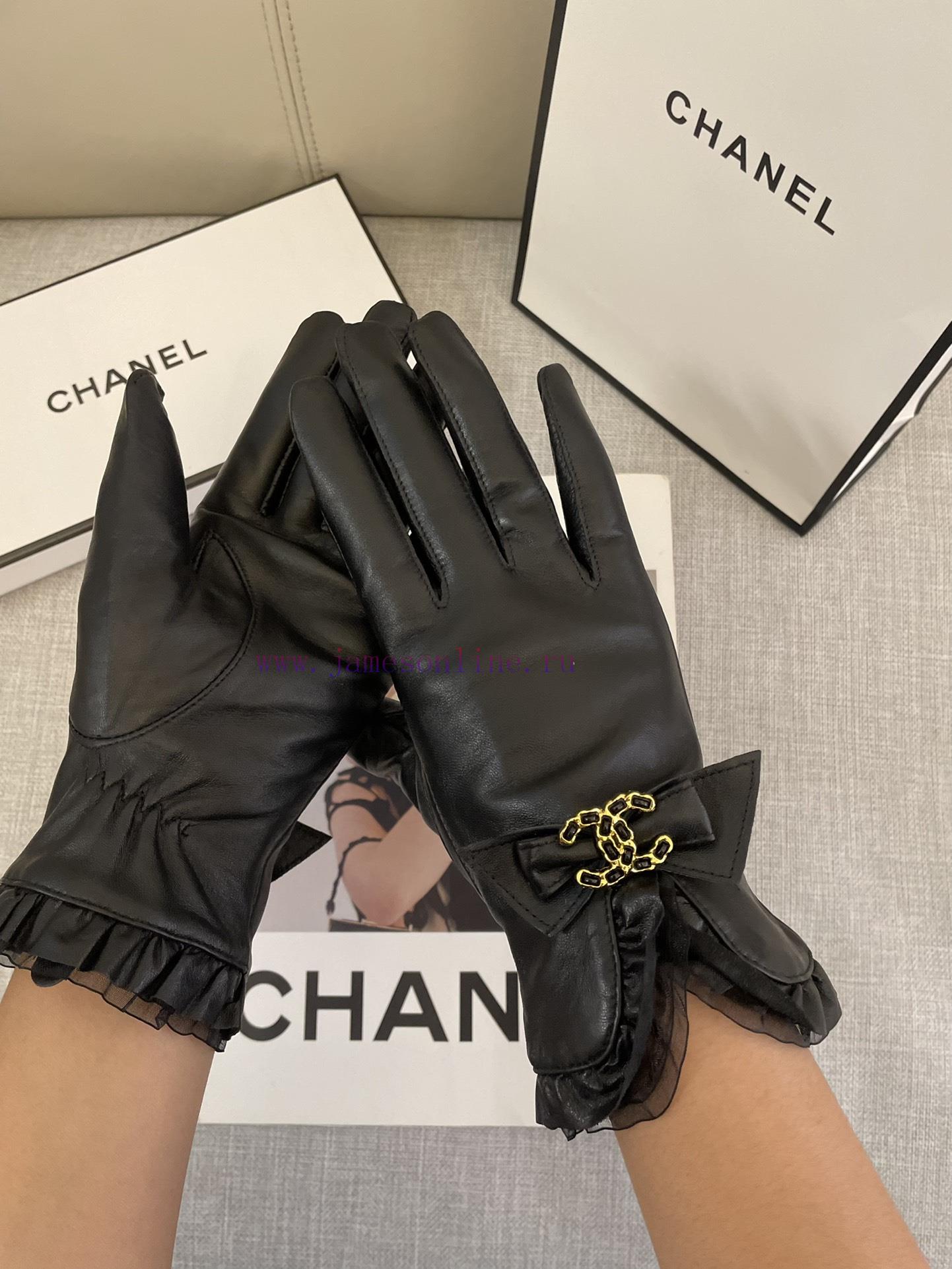 Chanel Autumn/Winter Women's Gloves Imported Sheepskin Leather Ultra Thin, Soft, Comfortable8i75qlvz - Image 8