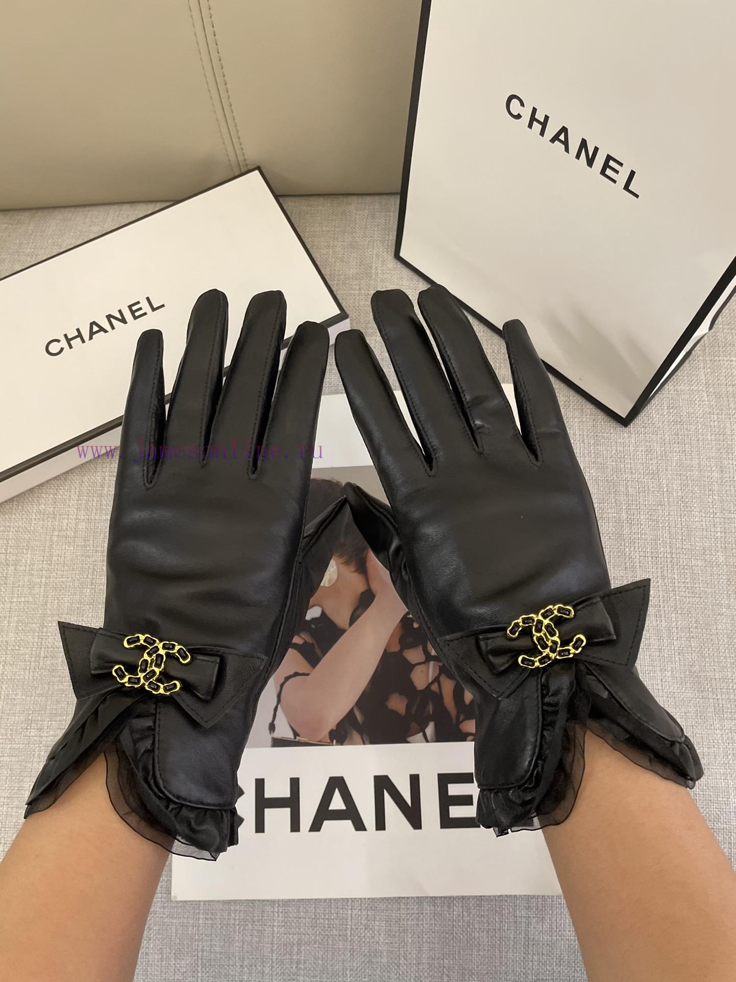 Chanel Autumn/Winter Women's Gloves Imported Sheepskin Leather Ultra Thin, Soft, Comfortable8i75qlvz - Image 9