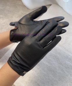 Hermes Men's Sheepskin Gloves, Fashionable Gloves, Warm Interior for Autumn and Winter, Clascd6kx9qb