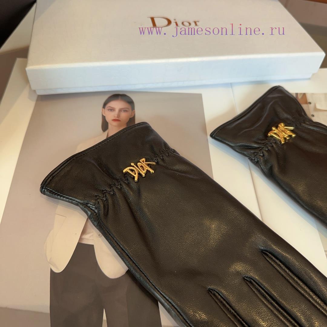 Dior gloves, fashionable gloves, warm autumn and winter with velvet lining, classic and simpj7kx4qrd - Image 9