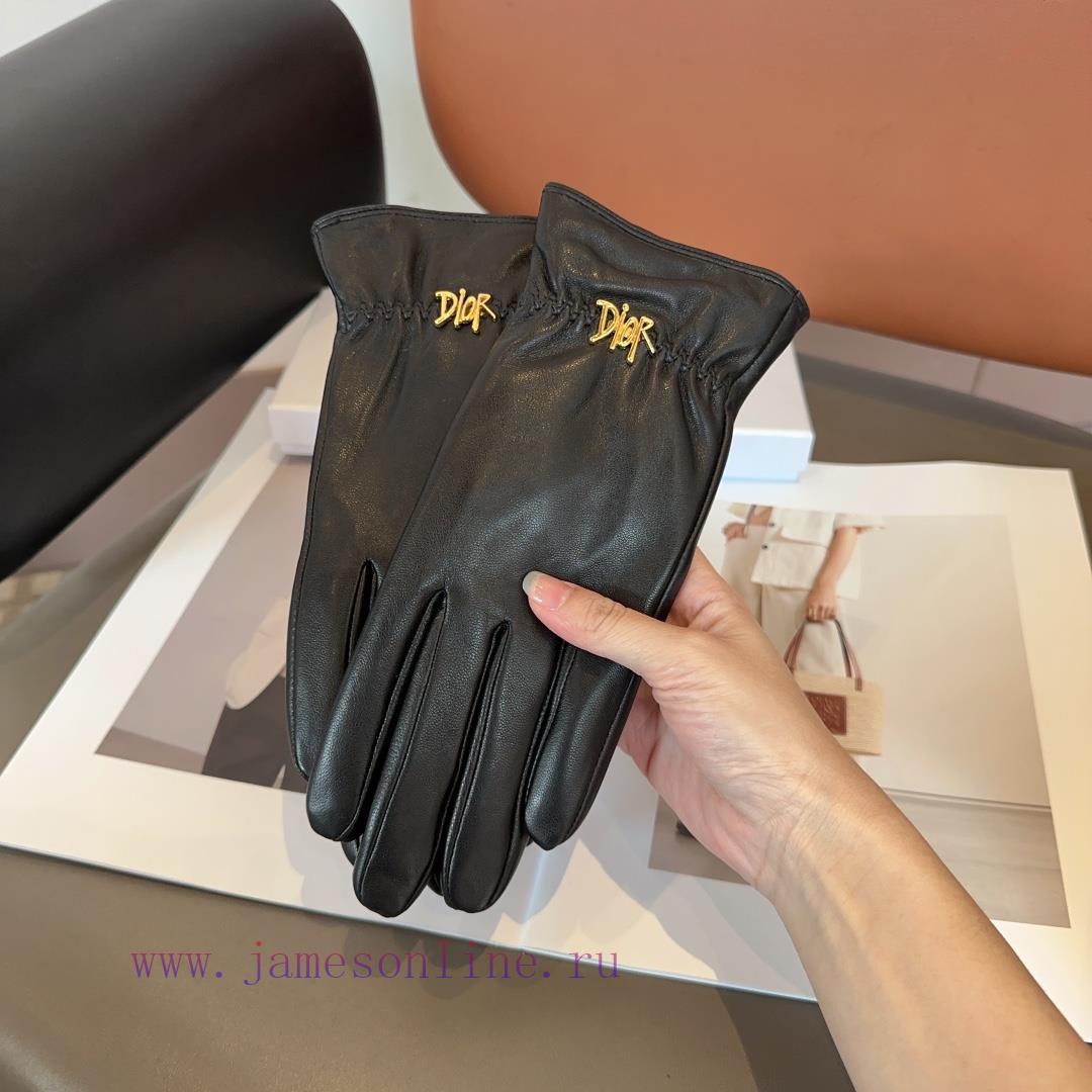 Dior gloves, fashionable gloves, warm autumn and winter with velvet lining, classic and simpj7kx4qrd - Image 11