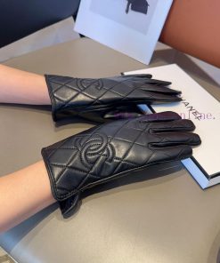 Chanel Women's Sheepskin Gloves, Fashionable Gloves, Warm in Autumn and Winter with Velvet Iecdjx7l8