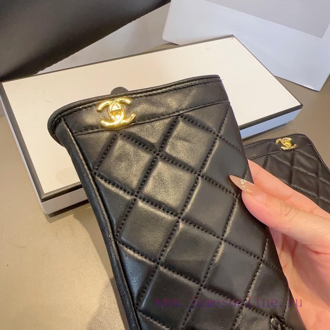 Chanel Double C official website synchronizes women's new high-end sheepskin gloves. Goddessayv7cx56 - Image 8