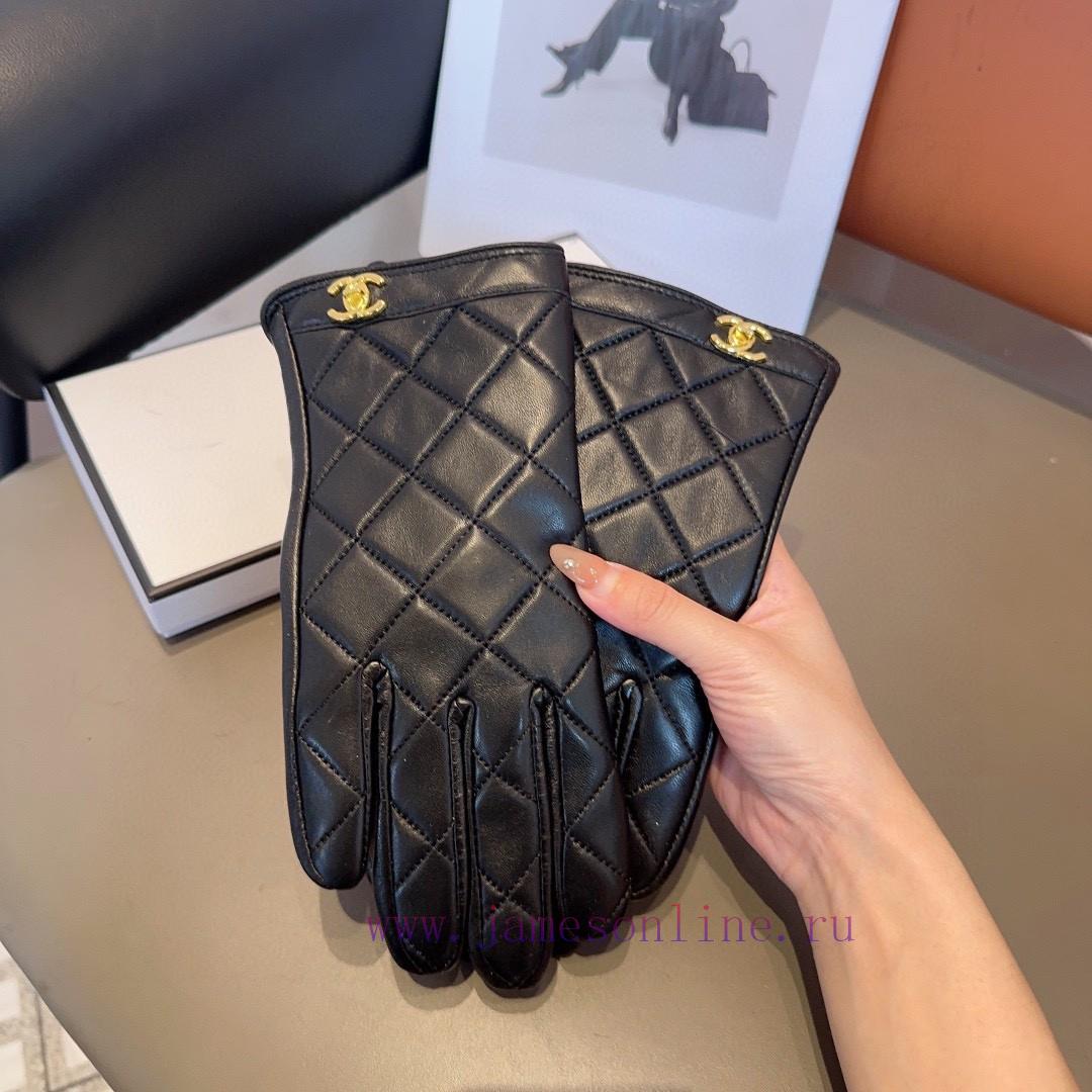Chanel Double C official website synchronizes women's new high-end sheepskin gloves. Goddessayv7cx56 - Image 9
