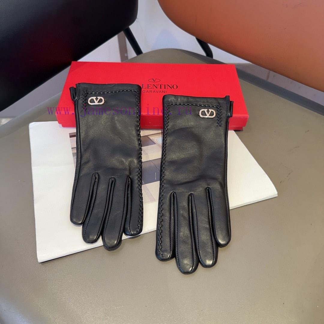 Valentino Sheepskin Gloves, Fashionable Gloves, Warm Interior for Autumn and Winter, Classicfhiu3zay - Image 4