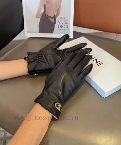 Celine gloves, fashionable gloves, warm autumn and winter with velvet lining, classic and sigo207qtf