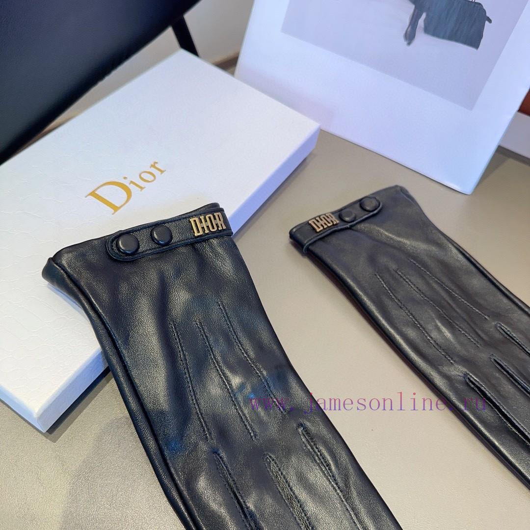 Dior Women's Sheepskin Gloves, Fashionable Gloves, Warm in Autumn and Winter with Velvet Inn8xjtk0hy - Image 7