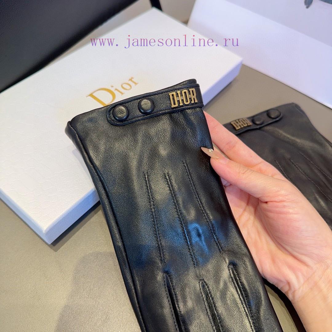 Dior Women's Sheepskin Gloves, Fashionable Gloves, Warm in Autumn and Winter with Velvet Inn8xjtk0hy - Image 8