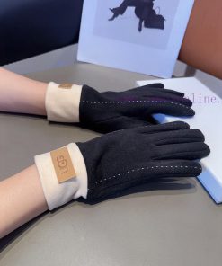 UGG's new wool gloves, fashionable gloves, warm autumn and winter with fleece lining, classiem0w8o1s