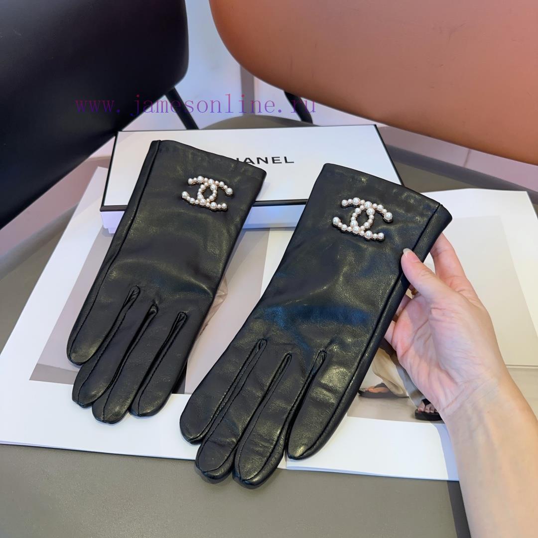 Chanel Sheepskin Gloves, Fashionable Gloves, Warm in Autumn and Winter with Velvet Inner Lin9an5lp9n - Image 5