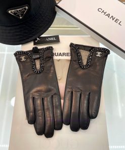 Chanel original gloves 🧤 Adopting imported polished leather quality, synchronized with the oknx0q3zg