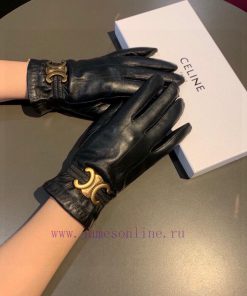 Batch2024 New Debut Touchscreen Gloves CELINE Official Website Synchronized Women's New High61u8a16g