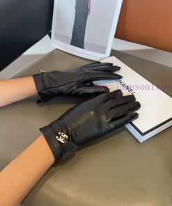 Chanel Sheepskin Gloves, Fashionable Gloves, Warm in Autumn and Winter with Velvet Inner Lintlkvd4yy