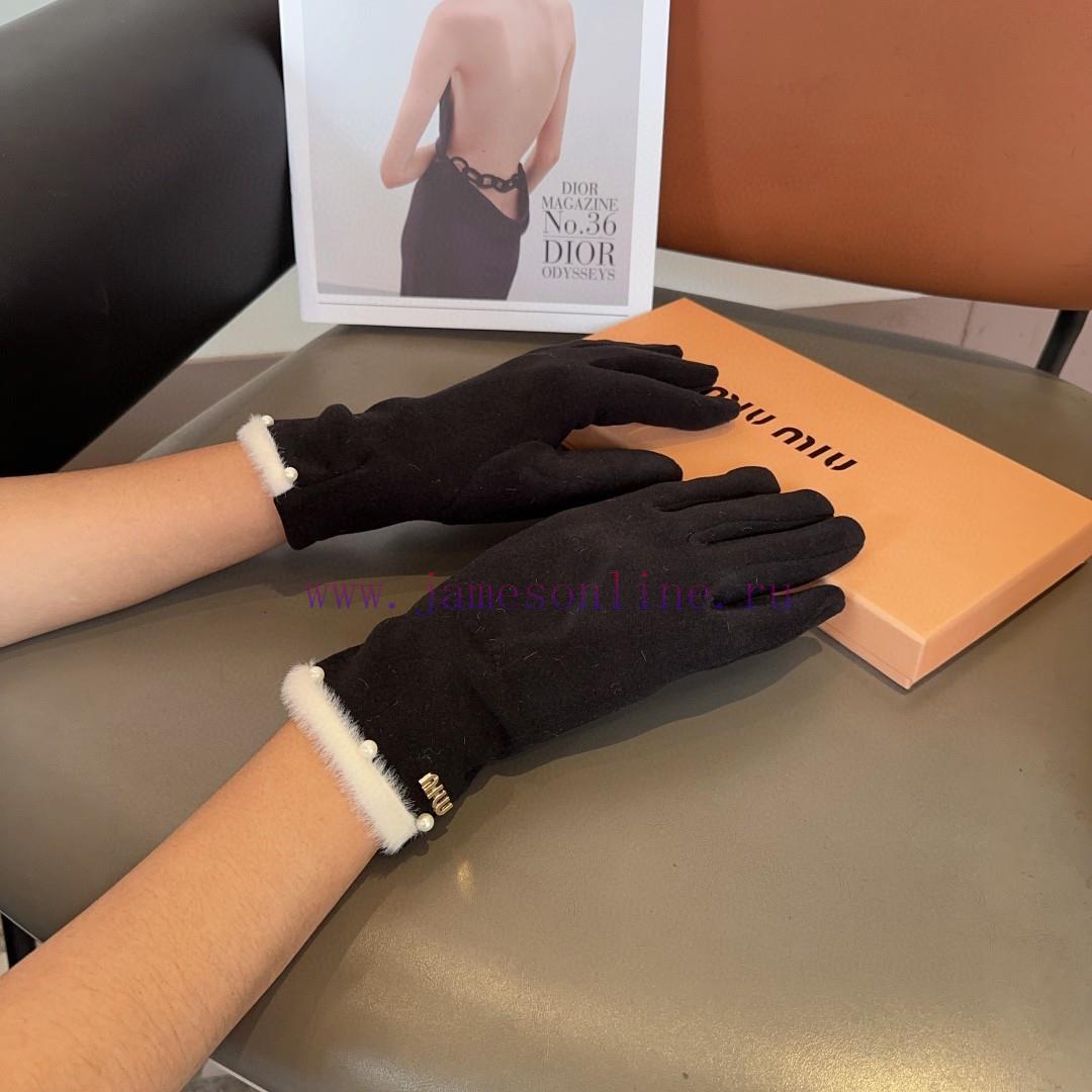 Miumiu women's gloves, fashionable gloves, classic and simple, super comfortable to handle, moofwi5q